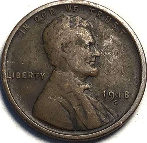 1918 S Lincoln Wheat Cent Penny Seller