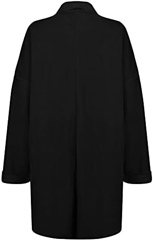 Cardigans de retalhos de mola pop feminino túnico poliéster Jackets de cores sólidas Casamento leves Longo Casual Casual Longo