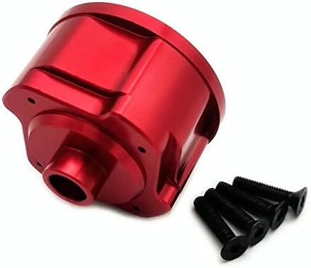 Portador diferencial de alumínio vermelho para traxxas 1/8 Sledge 9581