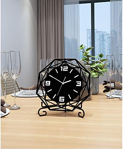 SJYDQ TABLE RELÓGIOS DE Design Relógio Relógio para casa de decoração de sala de estar Presente de decoração