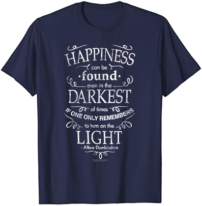 Camiseta de citação de felicidade harry potter