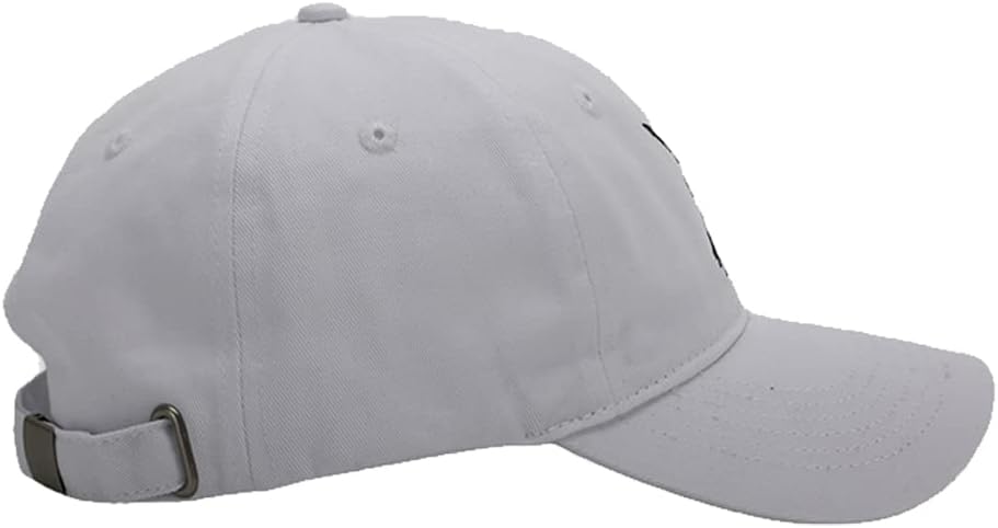 Sixhats White e Black Arrow Pai chapéu | Um tamanho se encaixa em todos | Ajustável | Papai chapéus por causa, branco e preto, x-small-medium