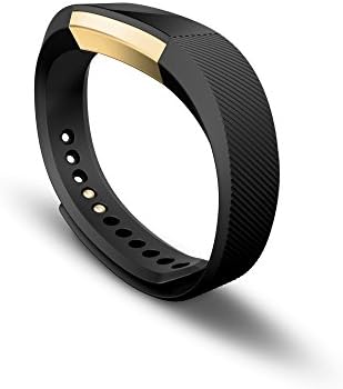 Fitbit Alta Fitness Tracker, Gold de edição especial, preto, grande