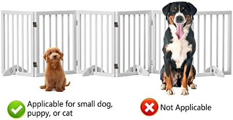 Portões de cães para a casa Extra larga, portões para cães internos, 110 polegadas de cachorro extra larga, de 24 polegadas de altura sobre portões de animais de estimação para cães com 4 suportes de suporte