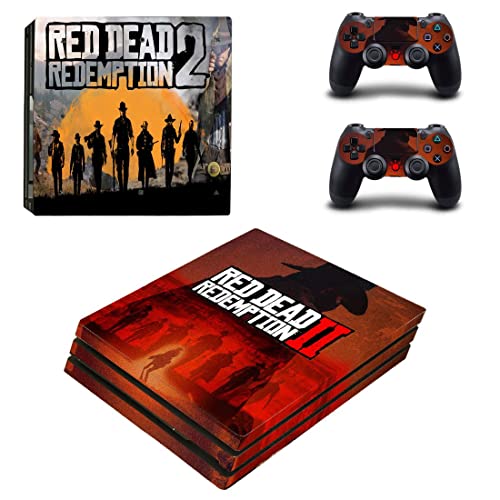 Game Gred Deadf e Redemption PS4 ou PS5 Skin Skinper para PlayStation 4 ou 5 Console e 2 Controllers Decal Vinyl V8899