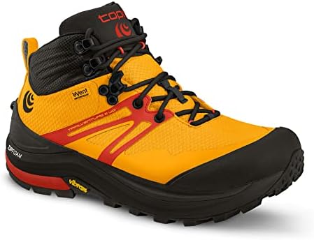 TOPO ATHLETIC MEN's Trailventure 2 WP confortável à prova d'água de 5 mm de corrida de trilha, sapatos atléticos para corrida de trilhas