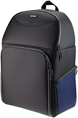 Navitech Portable Backpack Black & Blue Backpack/Rucksack Case de transporte compatível com o HP Prodesk 400 G4 PC para desktop