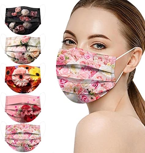 50pack os namorados descartáveis ​​face_masks para adultos mulheres descartáveis ​​Disponível Rainha de corações descartáveis