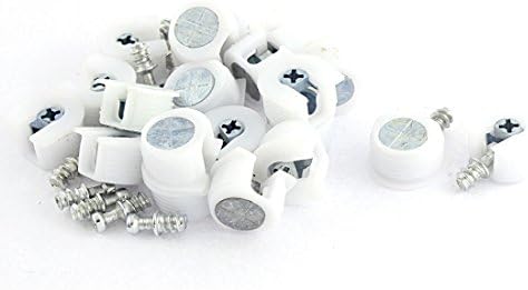 Aexit Furniture Two-one Home Décora parafuso no tipo Support Support Pin Pin Portstops 20 PCs