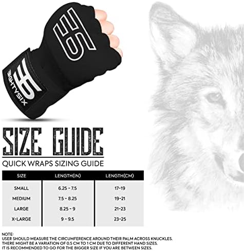 Luvas de gel de oityysix para boxe de treinamento rápido de embrulho de mão homens e mulheres