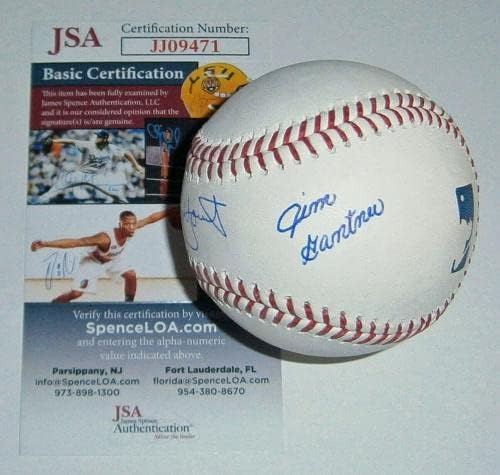 Brewers Robin Yount Paul Molitor Jim Gantner assinou MLB Baseball JSA Auto Trio - Bolalls autografados