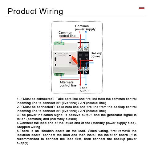 Gaeyaele W2R Mini ATS 2P interruptor automático de transferência seletor elétrico interruptor de energia dupla tipo trilho