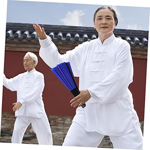 Aboofan 8 PCs Kung Fu Fan Chi Fan Arts Martial Fan Nylon dobra
