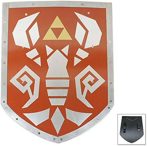 Legend of Zelda Link Phantom Hourglass Hylian Tri-Force Steel Shield