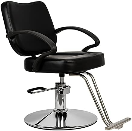 N/um salão de cabeleireiro barbeiro lady barbeiro cadeira de cabeleireiro preto