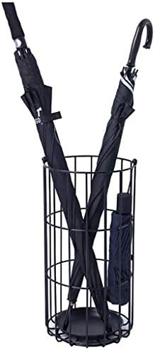 ZLMMY Umbrella Stand Holder-Ubrella Rack para casa e escritório Deco, cesta de guarda-chuva de metal redonda, armazenamento de entrada de arame grande para bengalas de bengala