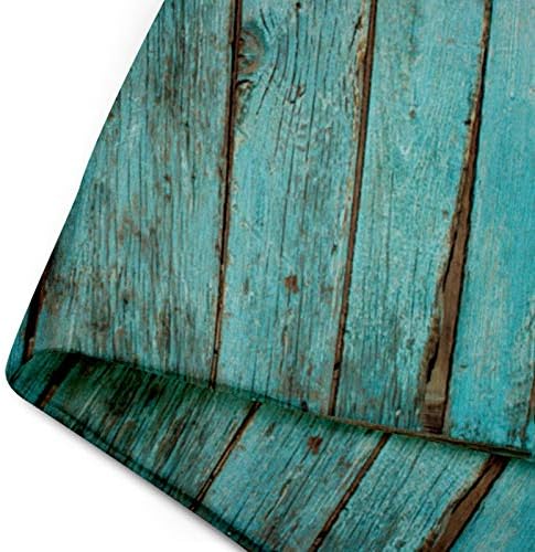 Emvency Decorative Decorative Pillow Capa Tamanho quadrado de 20x20 polegadas Turquesa de madeira azul