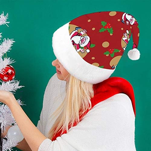 Chapéu de Papai Noel de Natal, Feliz Papai Noel Claus Xmas Holida