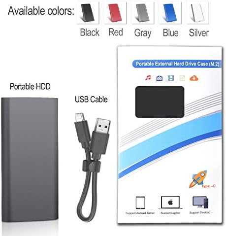 2TB USB 3.1 disco rígido externo para PC, Mac, Computador de Desktop Wii U, Xbox
