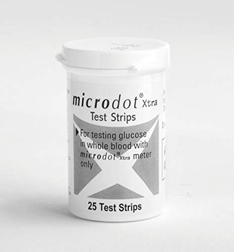 Tiras de teste microdot xtra