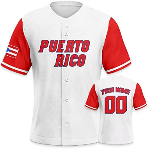 Camisa esportiva personalizada 2023 de beisebol mundial para fãs homens jovens presentes personalizam seu nome Número S-5xl