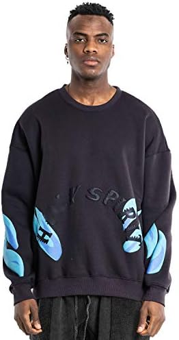 Nagri Men's Fleece Crewneck Sweatshirt Holy Kanye Sweatshirt Sweatshirt Capuz do pullover