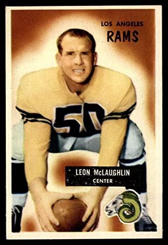 1955 Bowman # 88 Leon McLaughlin Los Angeles Rams Ex/Mt Rams UCLA