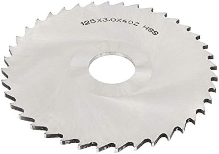 X-Dree 125mm x 3,0 mm x 27 mm 40 dentes Circling moinho de moinho de corte de corte de serra de serra de mão ferramenta (125 mm