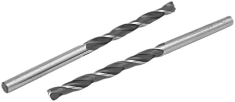 Aexit 79mm Comprimento do comprimento do comprimento de 4,5 mm Diâmetro redondo redondo orifício de broca Twist Drill Bit 10pcs Modelo: