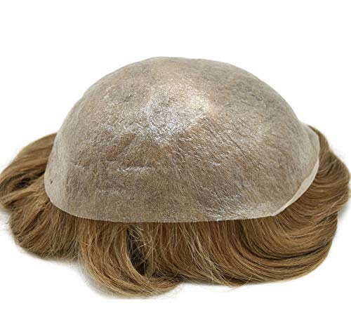 Cabelo Singa Super fino Toupee masculino de 0,03 mm Sistema de cabelo de pele Ultra Fin