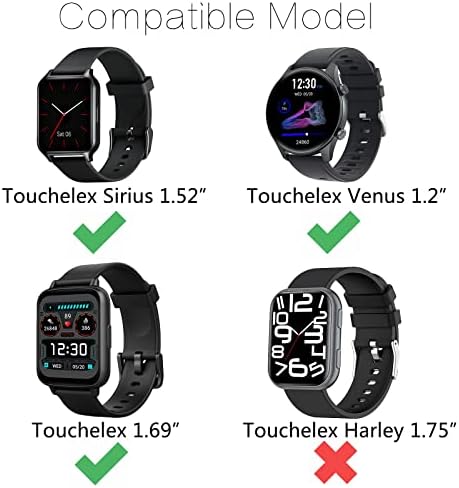 Fiturn Watch Band Compatível com touchexex smart watch bands para touchex Venus 1.2 Straps de relógio inteligente para touchex sirius