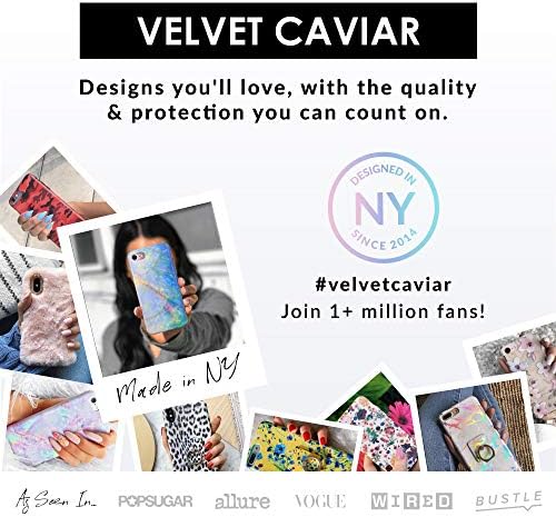 Caviar de veludo projetado para iPhone 13 mini capa para mulheres [10 pés testados]