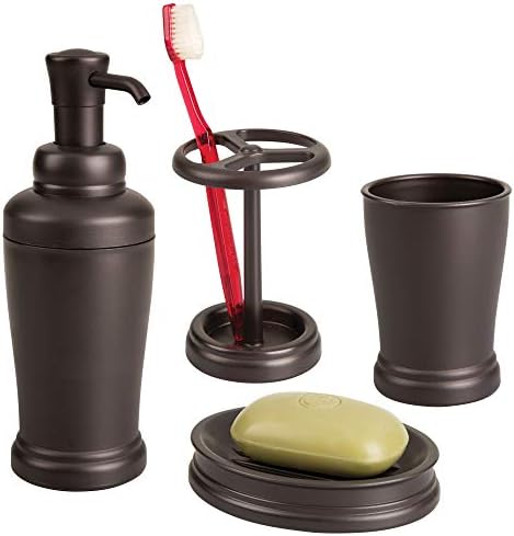 Idesign Tumbler Cup para organização do banheiro, a coleção Kent, 3 x 3 x 4,25 , bronze