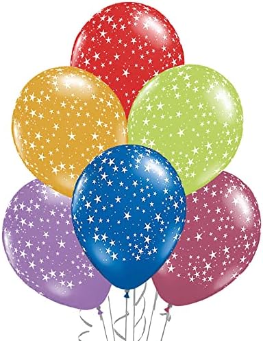 PMU Sports Balloons 11 polegadas LATEX VSETURADO COM IMPRESSÕES PRIMEIRAS BANDOS BRANCOS PKG/12