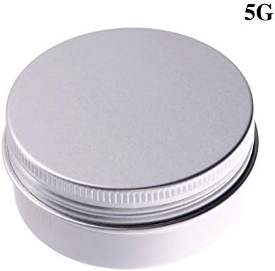 5G-2550G Pequeno caixa de embalagem de lata Recipientes recarregáveis ​​de alumínio Jarros de armazenamento cosméticos parafuso cosmético Top Sample Contêiner