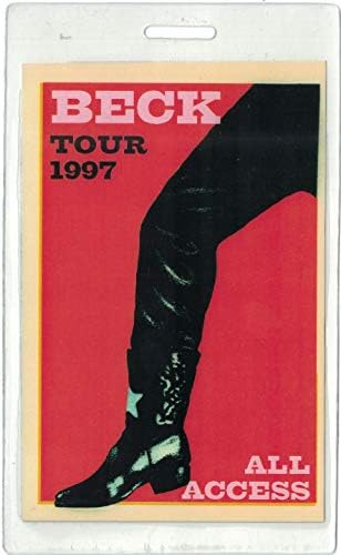 Beck Laminate nos bastidores Pass Odelay Tour '97 All Access