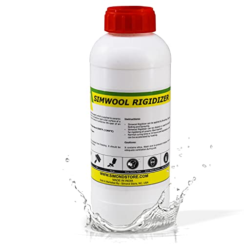 Sílica coloidal Rigidizer - revestimento para produtos de fibra de cerâmica refratária - 1 litro