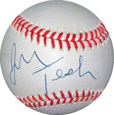 John Tesh assinou Ronl Rawlings da Liga Nacional Baseball Spots - Holograma #EE41703 - JSA Certified - Música Memorabilia diversa
