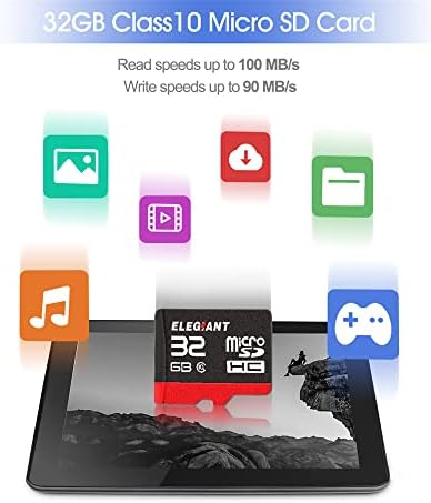 Cartões de memória de 32 GB Classe 10 Micro SDHC Card de memória flash, tablet, drone e gravação de vídeo em HD Full