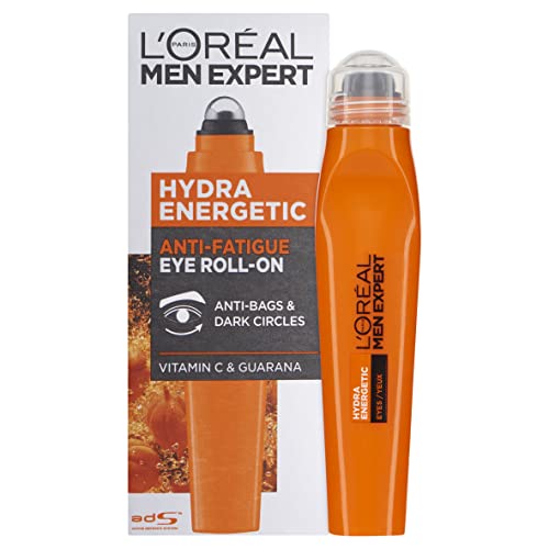 L'Oréal Men Expert Hydra Eye Eye Roll-On, com vitamina C, 10ml