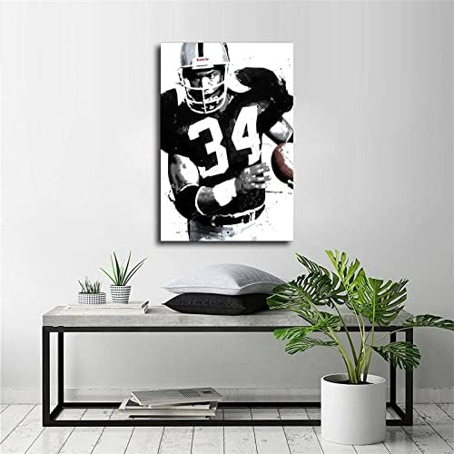 Posters de jogador de esportes de Bo Jackson HD Cartazes e impressões de pinturas a óleo na decoração de lona decoração