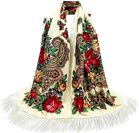 Lenços de bddviqnn para mulheres tamel de clima frio embrulhando mulheres xale ladraria lenço de viagem folclórica Cabeça