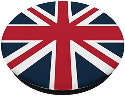 Presentes da bandeira britânica Grip Union Jack Jack Gregain Popsockets PopGrip: Swappable Grip para telefones e tablets