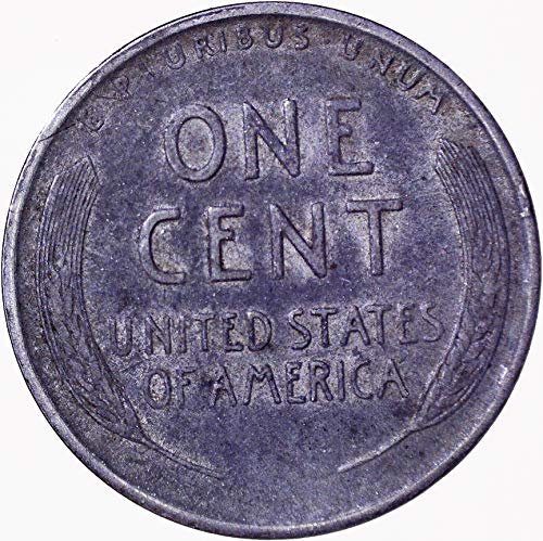 1943 Aço Lincoln Wheat Cent 1C muito bom
