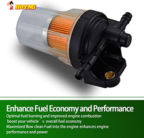Filtro de combustível Hoymi Fil para Kubota LX2610HSD M5640SU RTVX1100CR RTVX900G RTV900W B2320 B2410 L2800 L3400 Número