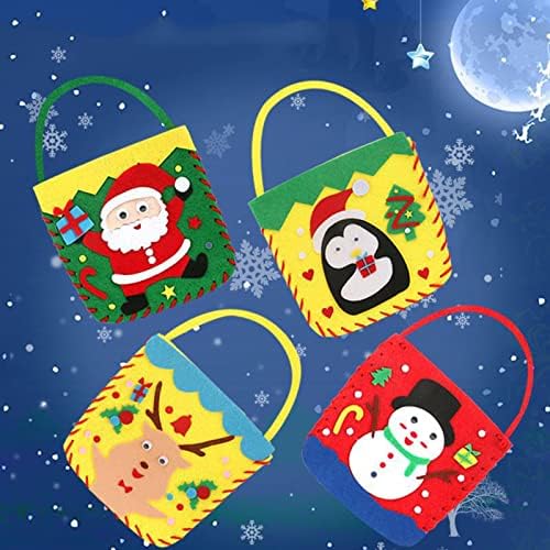 BVGFSAHNE FAVORES FAVORES PARA CRIANÇAS 8-12 Bolsas de Natal de Natal com Handles Bag Multifuncional Bolsas de Natal para Presentes
