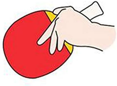 Sshhi ping pong paddle, adequado para atletas seniores, pingue -pongue de raquete, sólido/como mostrado/alça curta