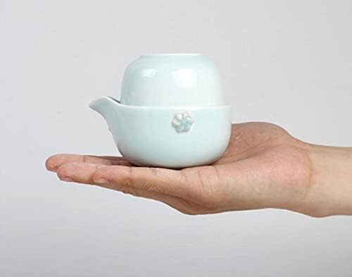 Conjunto de chá de chá bem -intencionado conjunto de moldes de cerâmica e molde de corcunda, moldes de gesso para recipiente cerâmica