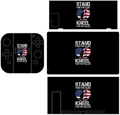 Set the Flag Kenel para o Protetor de adesivo de filme de proteção de pele caído Compatível para o Nintendo Switch para Switch