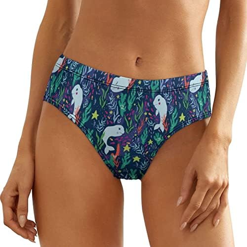 WHALES Aquatic Plant Star Stare Womens Roupa Under